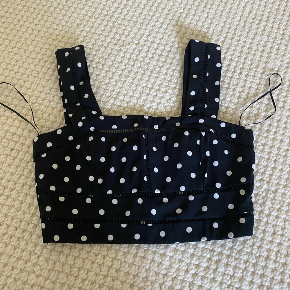 SEEK polka dot crop top! From LF